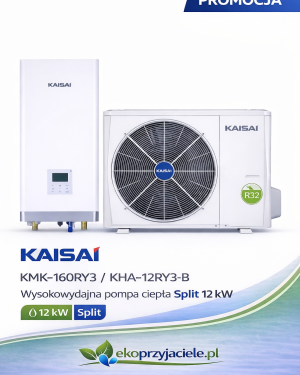 pompa ciepła kaisai kmk 160ry3 / kha 12ry3 b