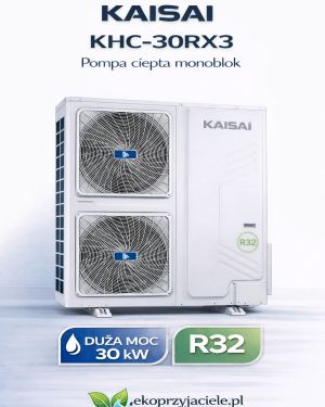 pompa ciepła kaisai monoblok khc 30rx3 (r32)